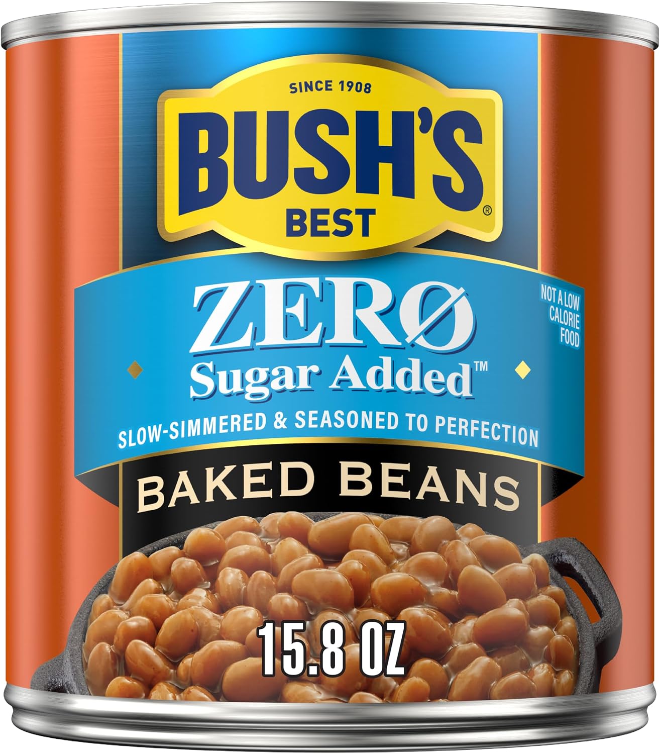 Bush's Best Zero Sugar Added Baked Beans 448g (Pack of 2)