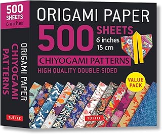 Origami Paper 500 sheets Chiyogami Patterns 6" 15cm