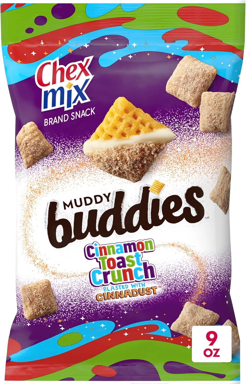 Chex Mix Muddy Buddies Cinnamon Toast Crunch Snack Mix, 266 ml