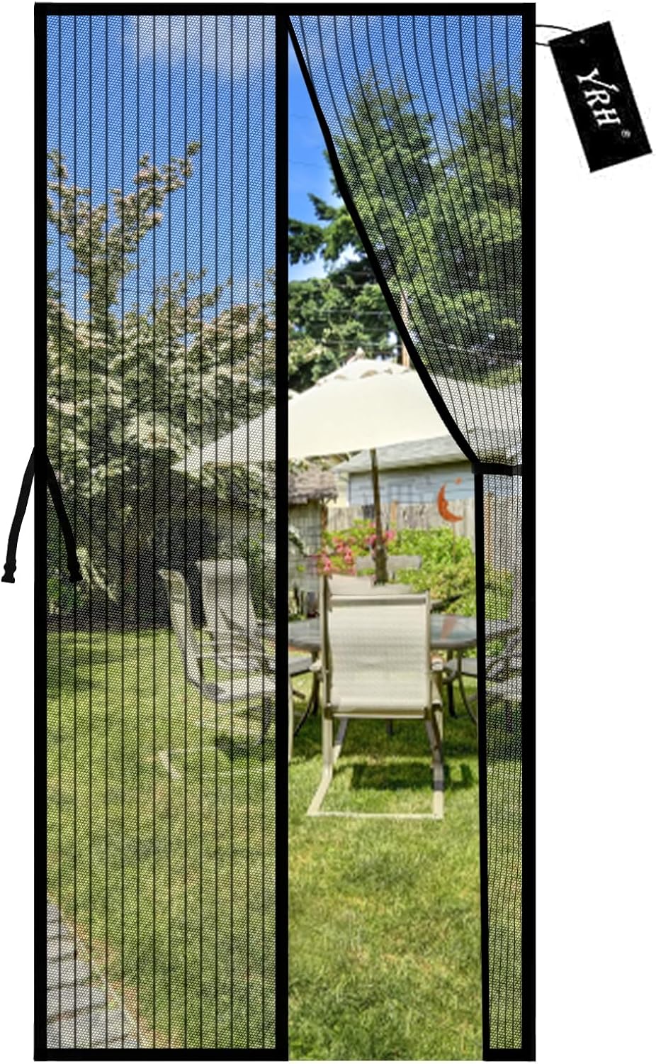 YRH Magnetic Screen Door Mesh 38x83 Inch,Fit for Door Size:36x82 Inch