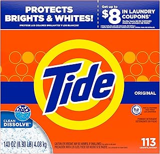 Tide Powder Laundry Detergent Original, 143 Ounce (Packaging May Vary)