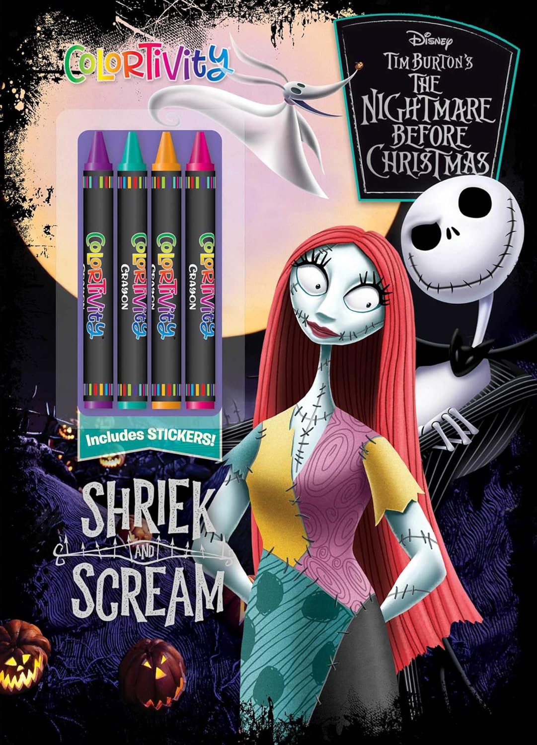Disney Tim Burton's The Nightmare Before Christmas: With Big Crayons!