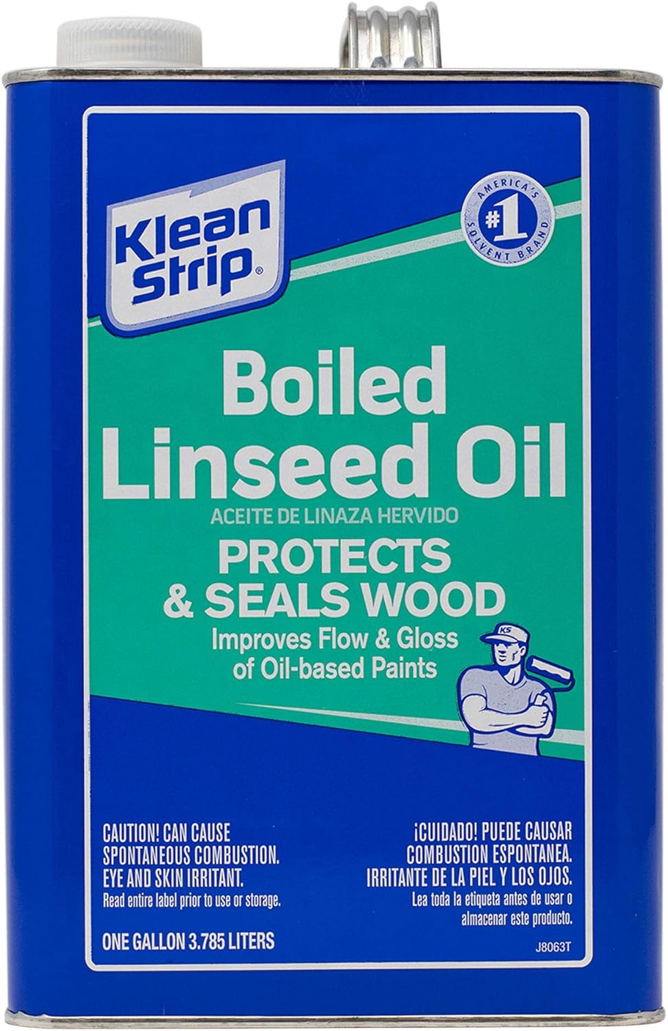 GLO45 Boiled Linseed Oil, 1-Gallon