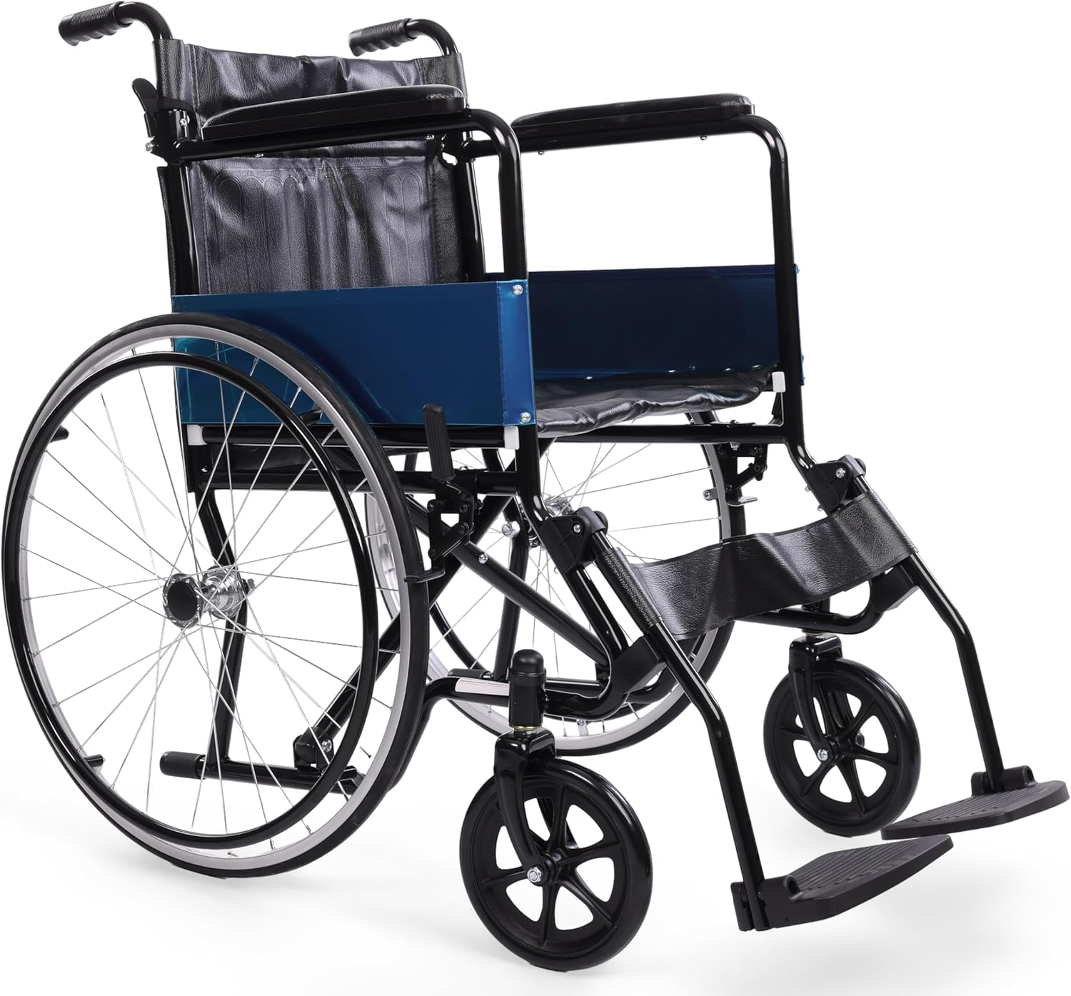 Self Propelled Lightweight Folding Wheelchair Steel Travel