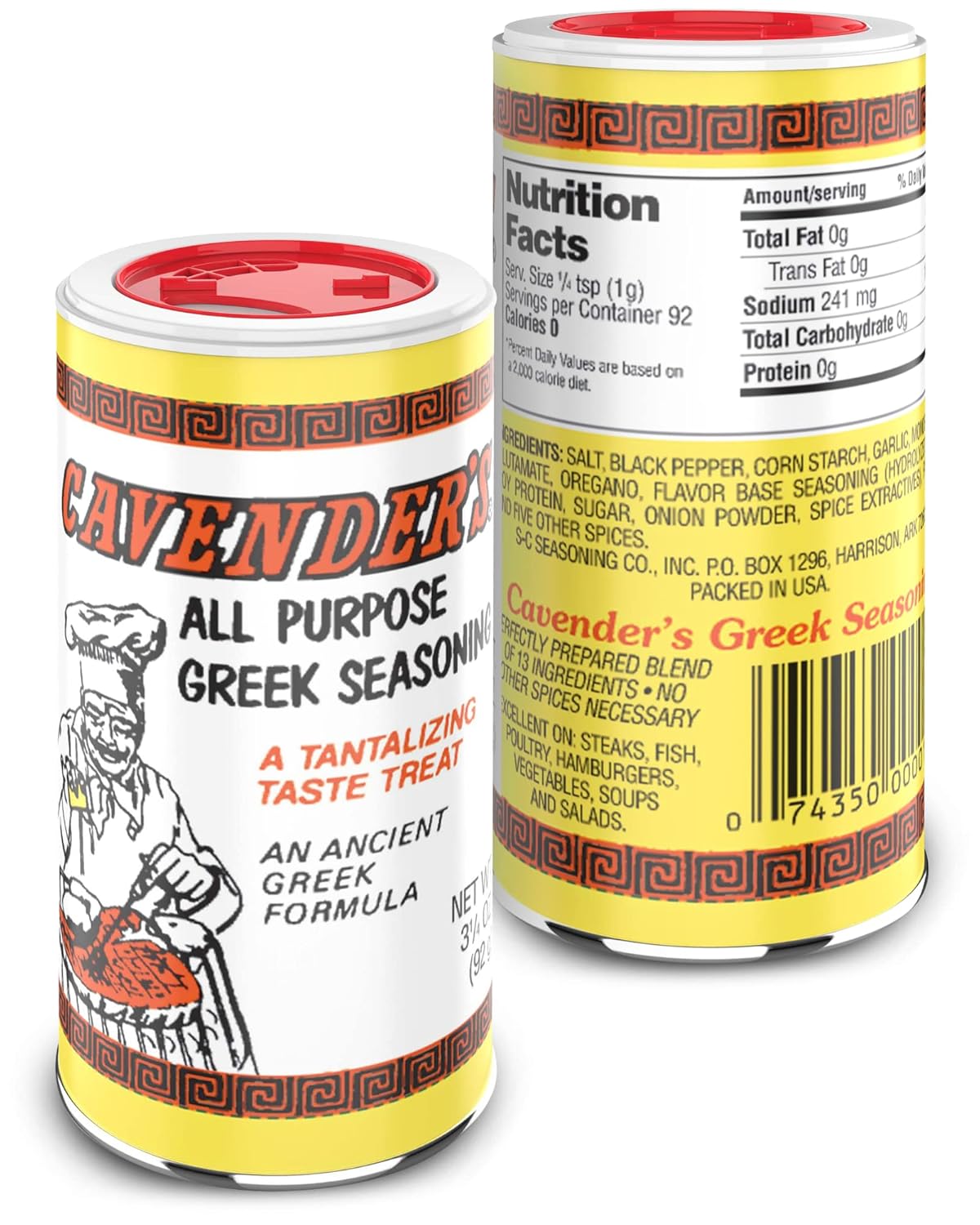 Cavender All Purpose Greek Seasoning 3.25 oz