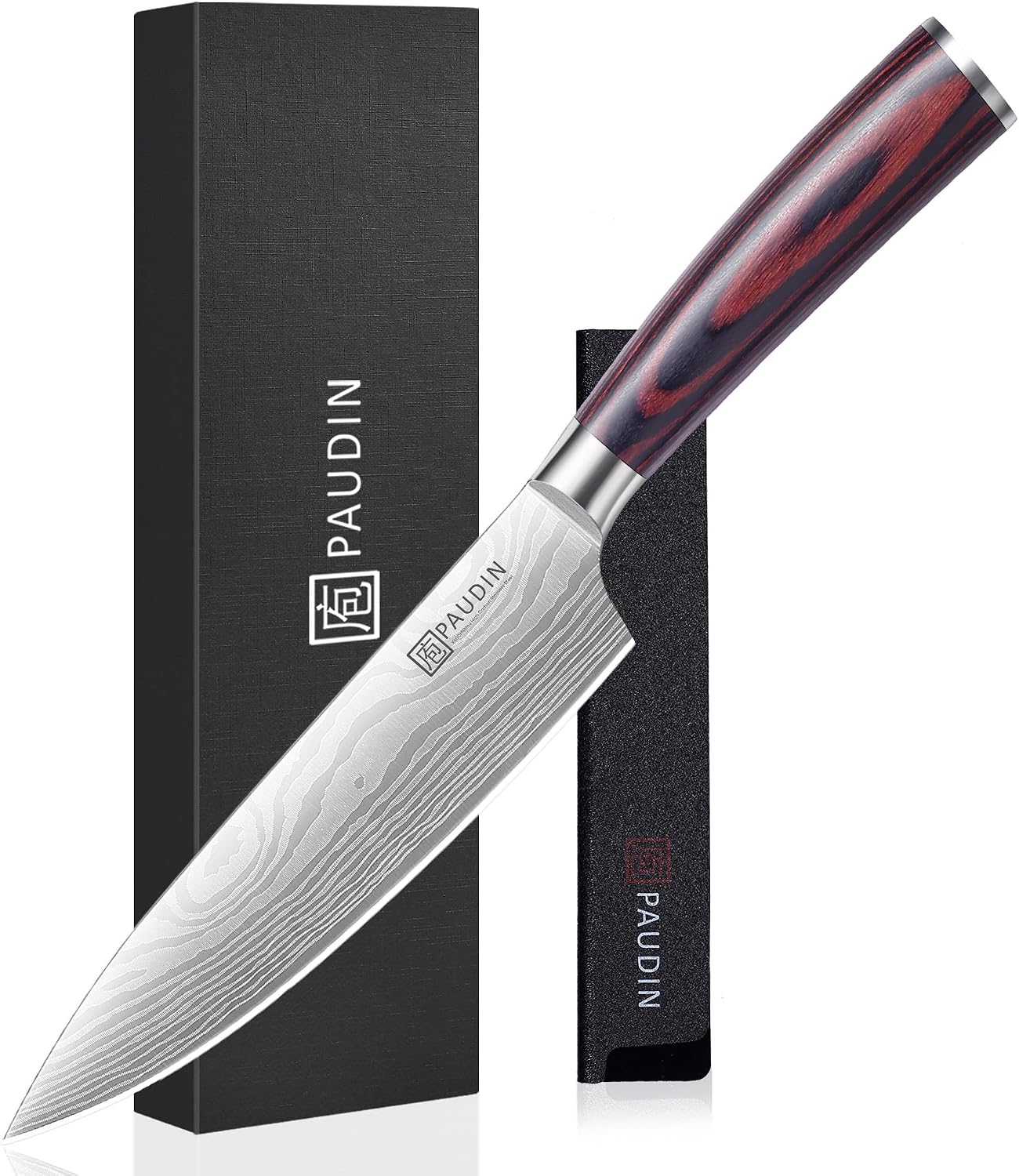 PAUDIN Chef Knife, 6 Inch Sharp Kitchen Knife, Small Kitchen Knives
