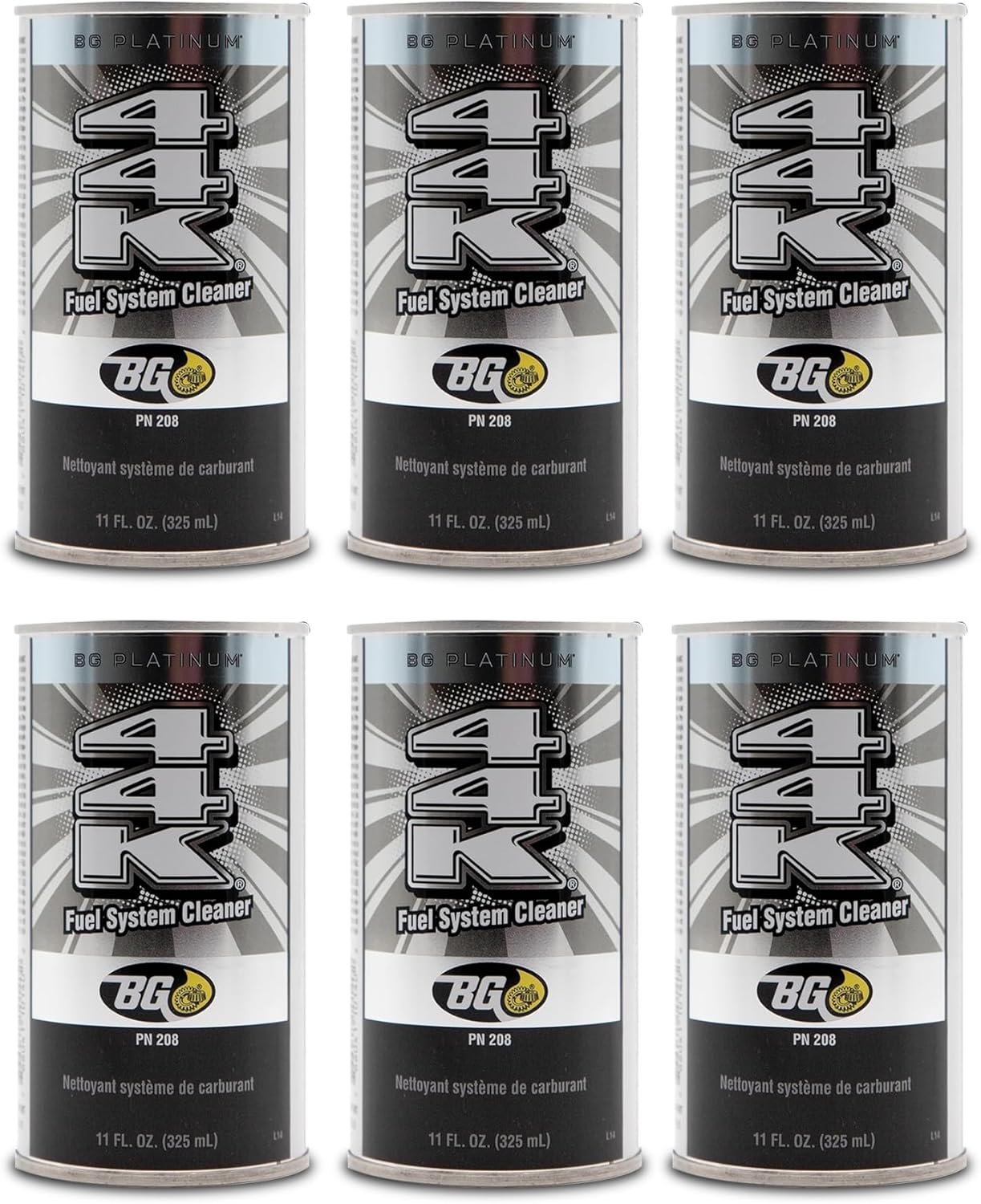 6 Cans of BG Platinum 44K