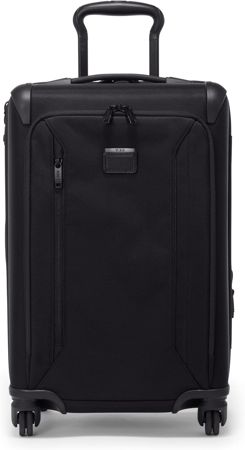 TUMI - Aerotour 4 Wheel Expandable Luggage - Men's and Women's Business and Leisure Travel Suitcase - 21.75" International Expandable Carry-On, Black