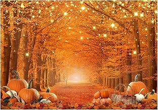 Allenjoy 7 x 5 FT Fall Photography Backdrop Thanksgiving Party Supplies Autumn Pumpkin Friendsgiving Background Decor Photo Booth Props