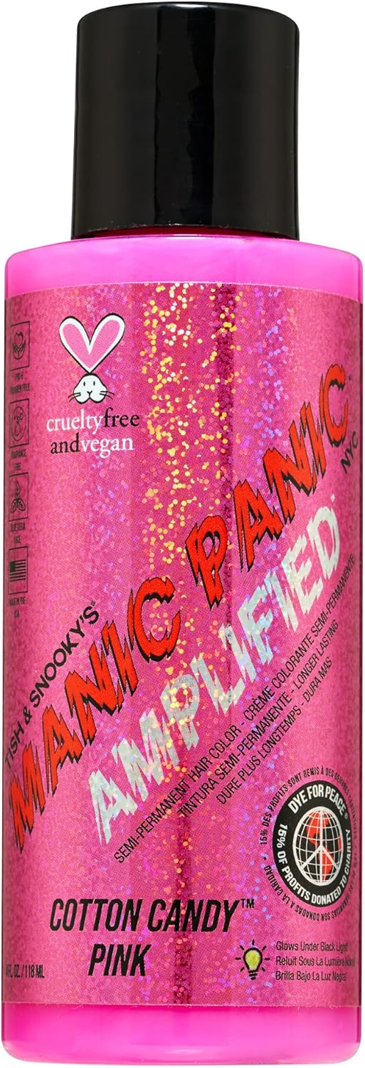 Manic Panic Amplified Cream Formula, Cotton Candy Pink, 0.118 kg (Packaging May Vary)