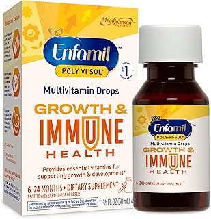 Enfamil Poly-Vi-Sol Liquid Multivitamin Drops, Supports Growth & Immune Health*, 50mL Bottle​