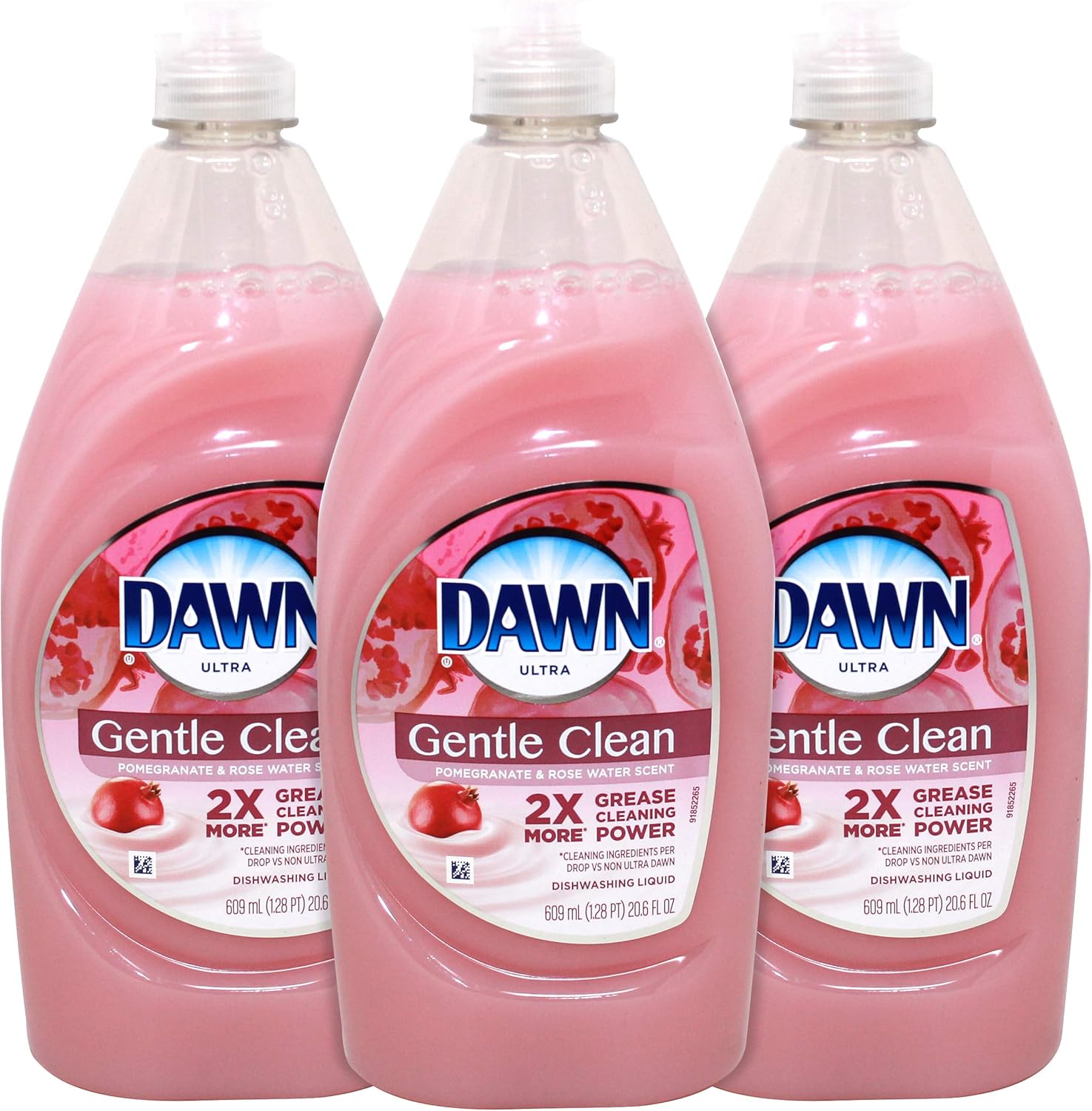 Dawn Gentle Clean Dishwashing Liquid, Pomegranate & Rose Water