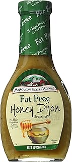 Maple Grove Farms Fat Free Salad Dressing, Honey Dijon, 8 fl oz (Pack Of 3)