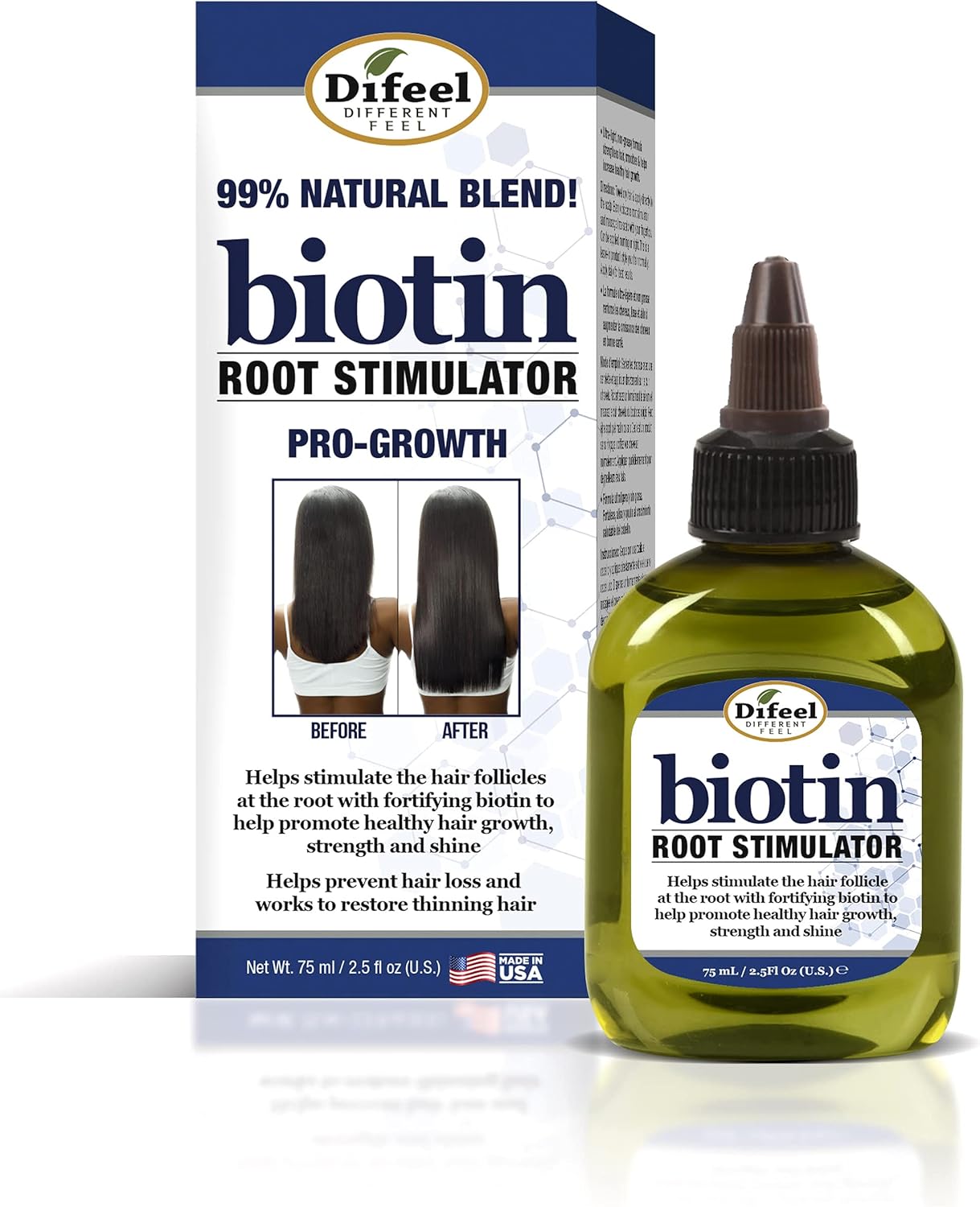 Difeel Biotin Root Stimulator 2.5 oz. - Follicle Stimulator for Hair Growth