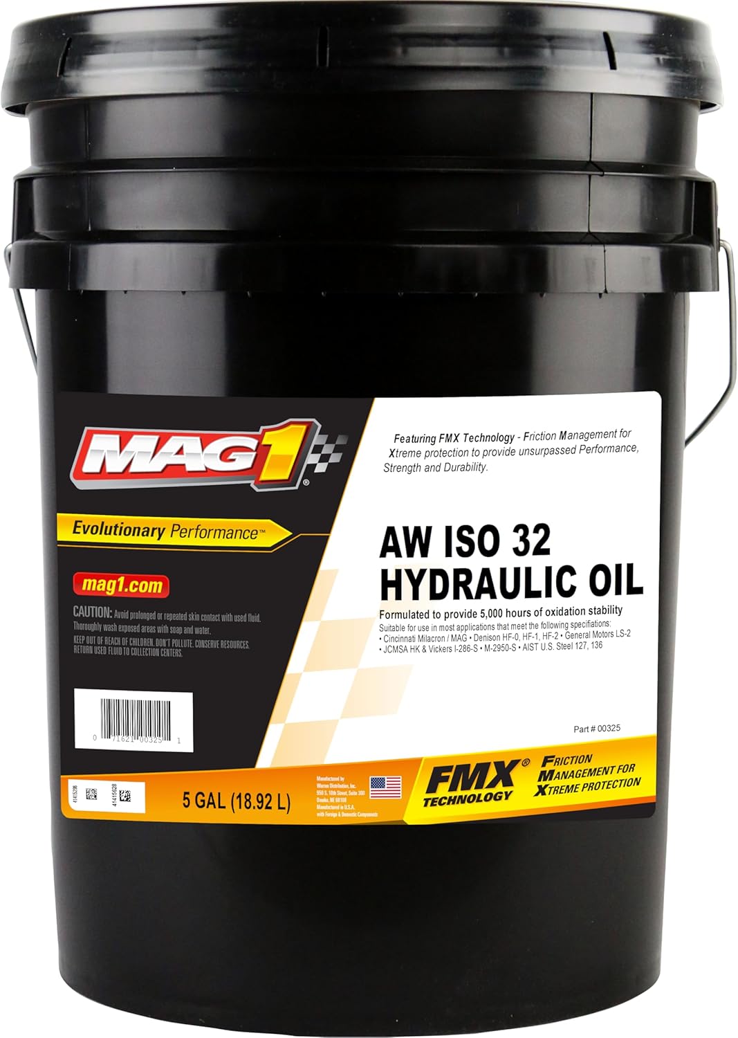 00325 AW ISO 32 Hydraulic Oil - 5 Gallon