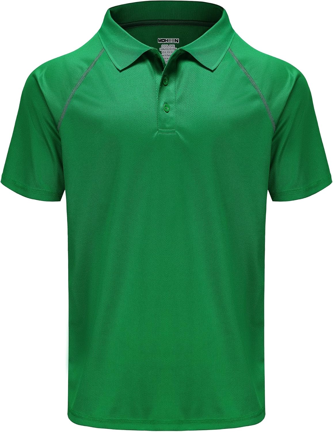 MOHEEN Men's Golf Shirts Short Sleeve Moisture Wicking Polo T-Shirts Athletic Quick Dry Fit Performance Collared UPF 50+