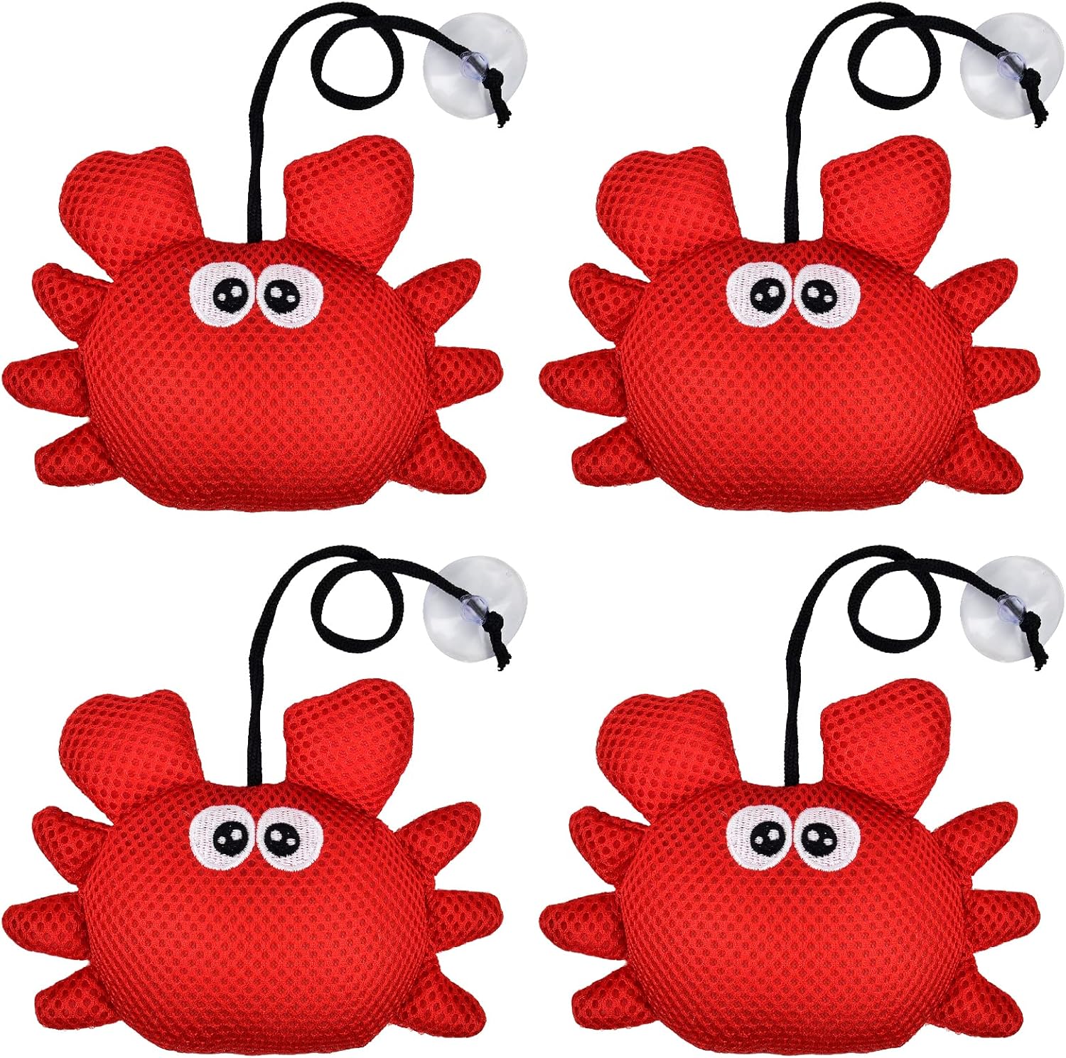 xinrongda 4 Pieces Hot Tub Scum Absorber for Spa, Reusable 3D Oil Absorbing Sponge, Hot Tub Cleaning Kit for Hot Tub Accessories, Swimming Pool and Spa, Crab