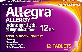 Allegra Allergy Tablets 12 Hour 12 ea (Pack of 2)