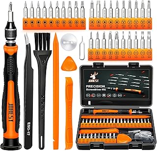 JOREST 38Pcs Small Precision Screwdriver Set with Torx T5, T6, Y00, Mini Repair Tool Kit for Macbook, Computer, Laptop, iPhone, PS4 PS5, Xbox, Switch, Eyeglasses, Watch, Ring Doorbell, Electronic, etc