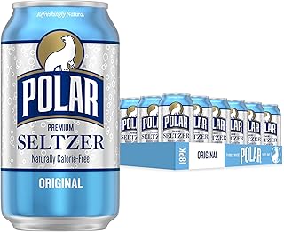 Polar Seltzer Water Original, 12 fl oz cans, 18 pack