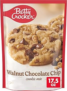 Betty Crocker Walnut Chocolate Chip Cookies, Cookie Baking Mix, 17.5 oz