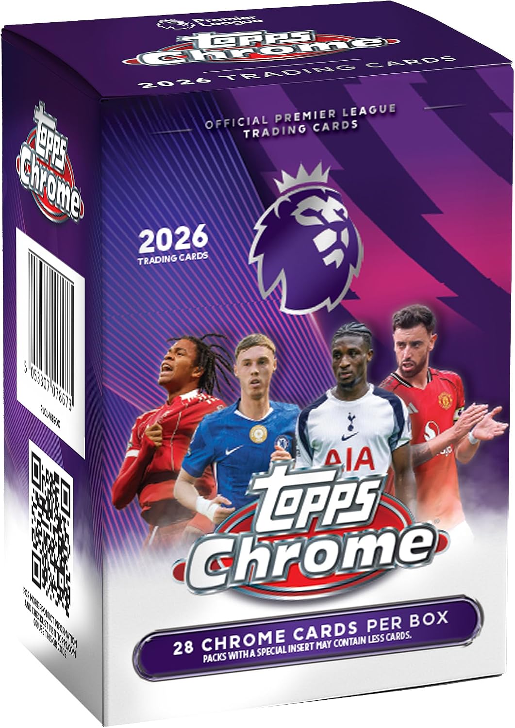 2026 Topps Chrome Premier League Soccer - Factory Sealed - Value Box