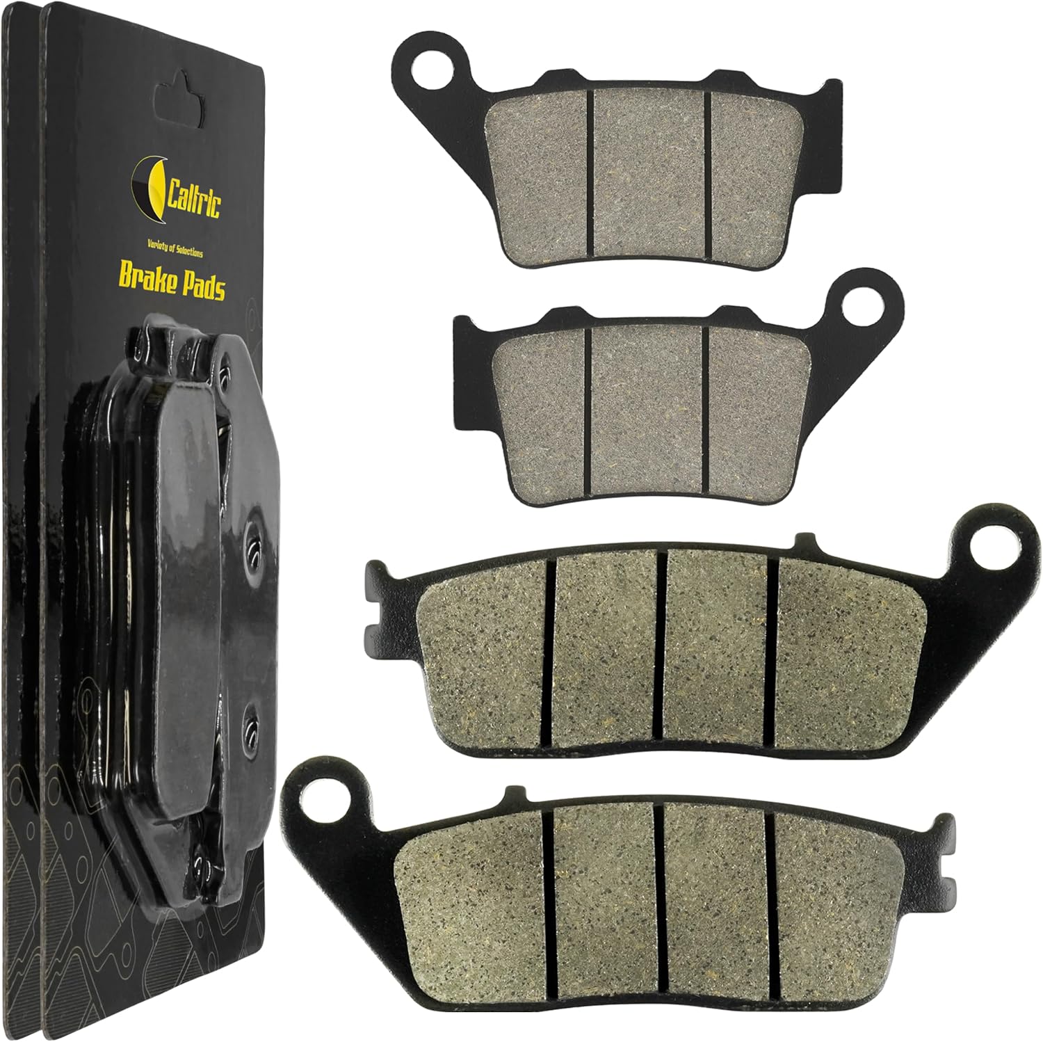 Caltric Front Rear Brake Pads Compatible with Yamaha Smax 155 Xc155 Xc 155 2015-2016