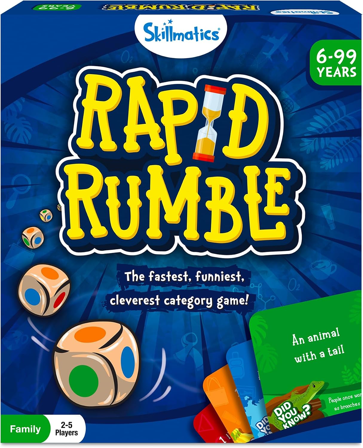 Skillmatics Rapid Rumble – Fun Board & Card Game, Gift for Boys & Girls