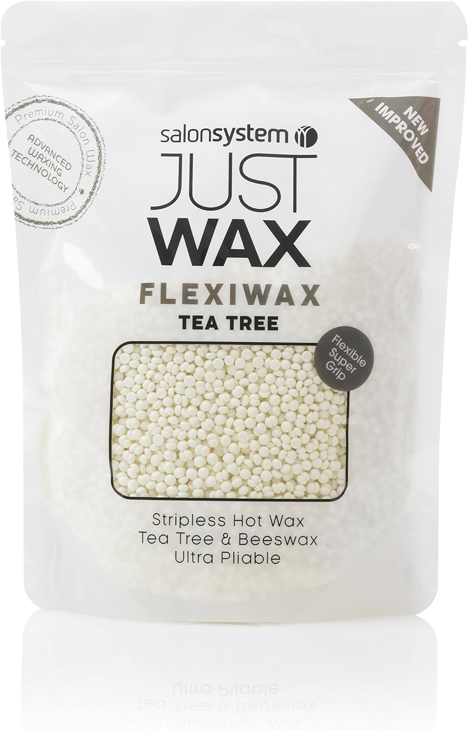 Salon System 700g Tea Tree Flexiwax and Beeswax Just Wax Stripless Beads
