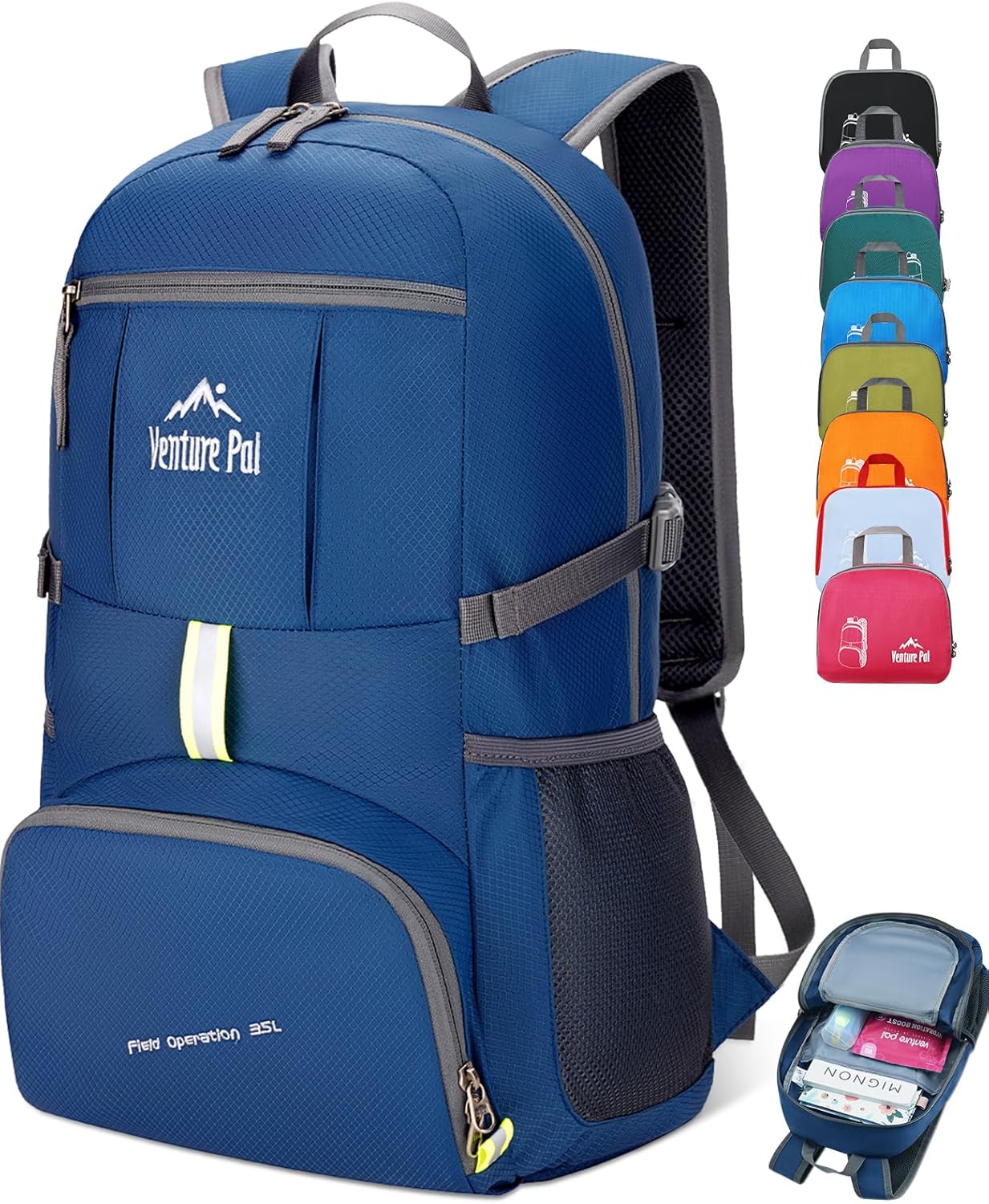 Venture Pal 35L Ultralight Lightweight Packable Foldable Travel Camping Hiking Outdoor Sports Backpack Daypack