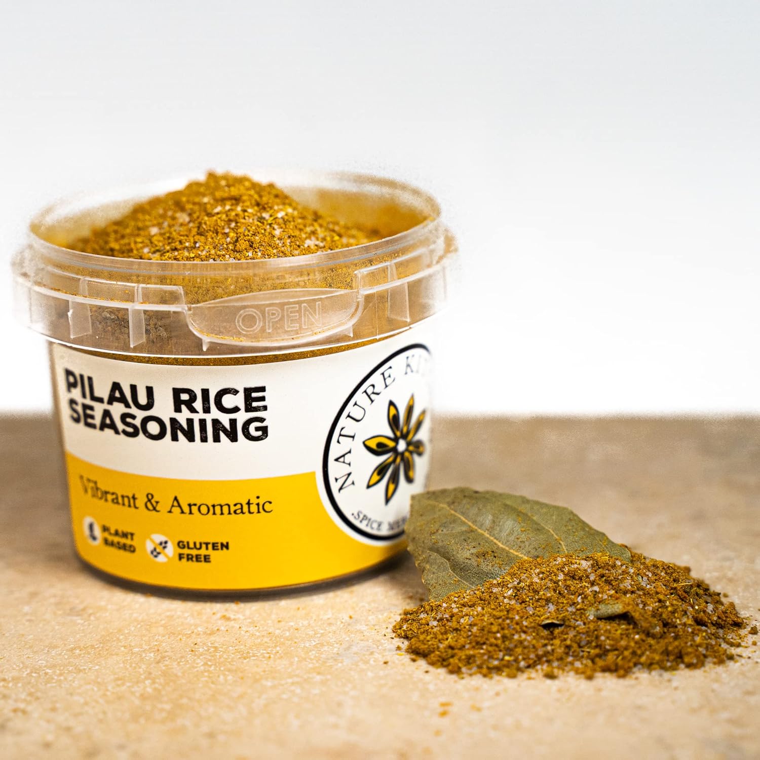 Nature Kitchen Pilau Rice Seasoning 80g – Aromatic Spice Blend for Indian Rice Dishes, Gluten-Free & Vegan, Ideal for Curries, Seasonings, Rubs, Marinades, Meal Prep & Everyday Cooking