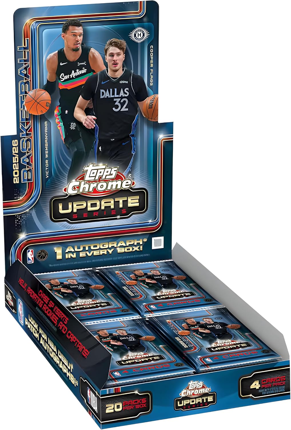 2025/26 Topps Chrome Update Series Basketball Hobby Box