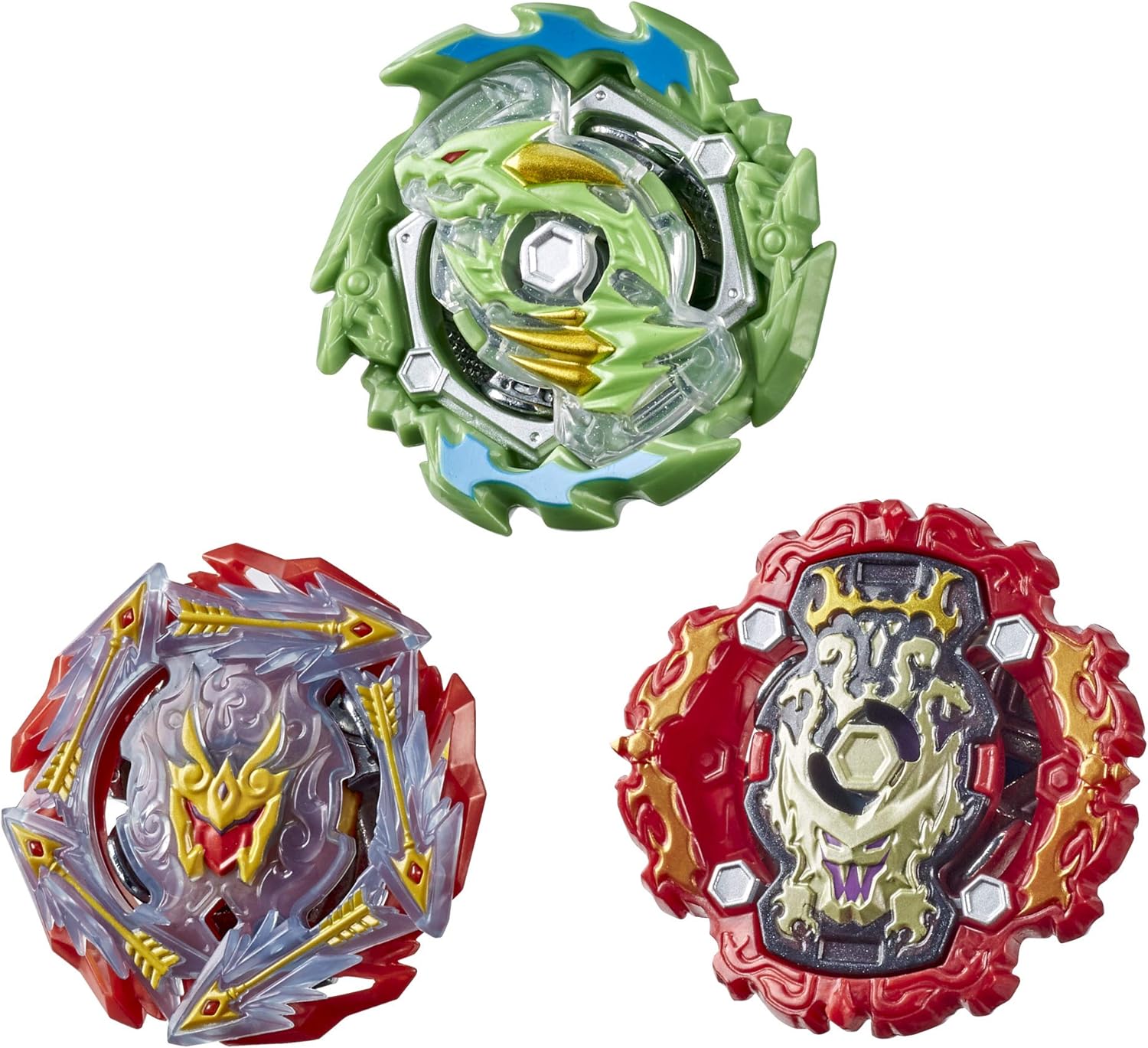 Beyblade Burst Rise Hypersphere Battle Heroes 3-Pack - Ace Dragon D5, Rudr R5, Viper Hydrax H5 Battling Game Tops, Toys Ages 8 and Up (Amazon Exclusive)