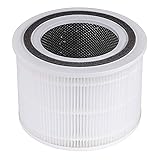 LEVOIT Genuine Core 300-P Air Purifier Replacement Filter, 3-In-1 Filter, High-Efficiency Activated Carbon, Core300-RF, 1 Pack, White