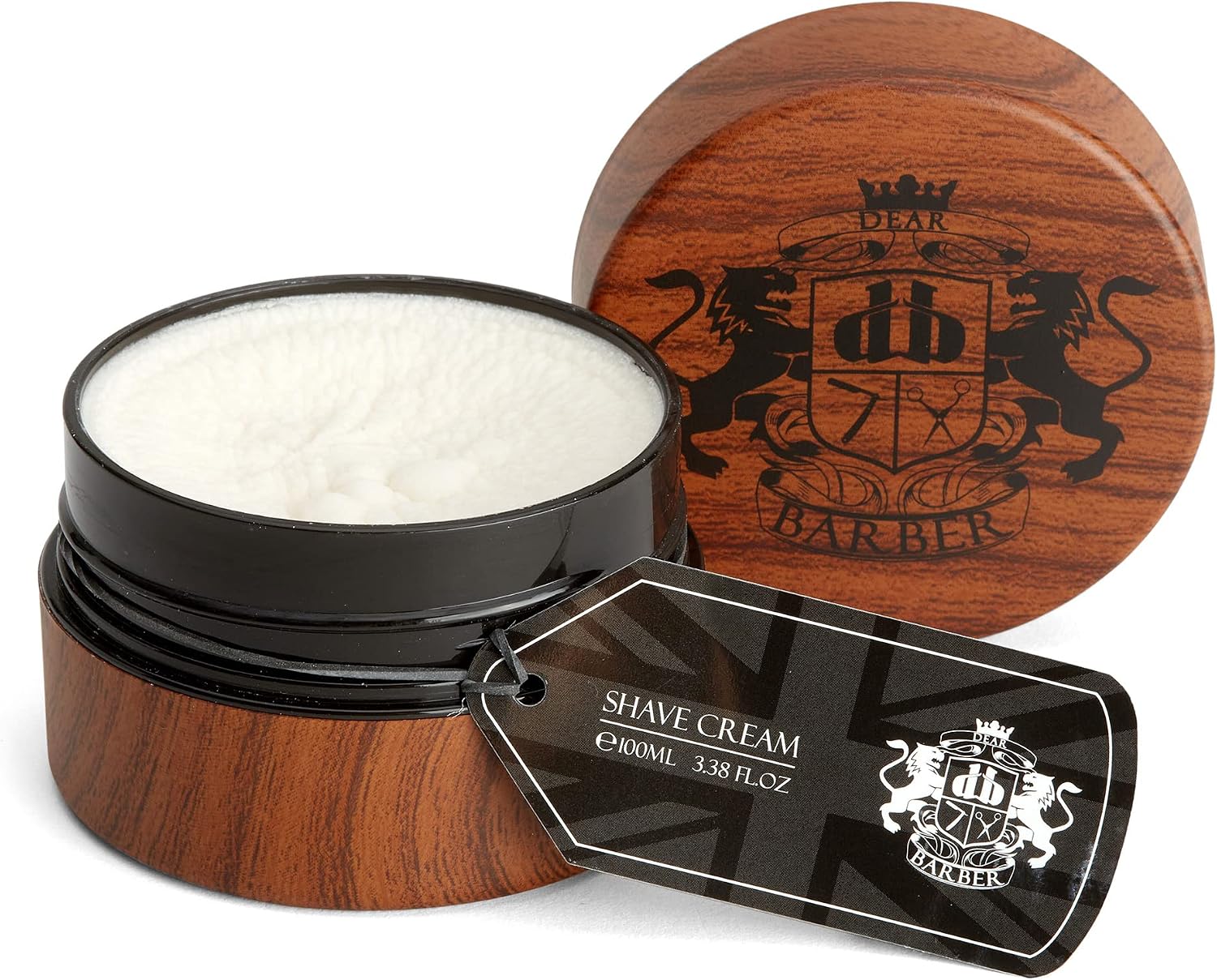 Dear Barber SHAVE CREAM FOR MEN – Sensitive Skin Shave Cream For A Close, Smooth Shave – Skin Hydrating & Moisturising Formula