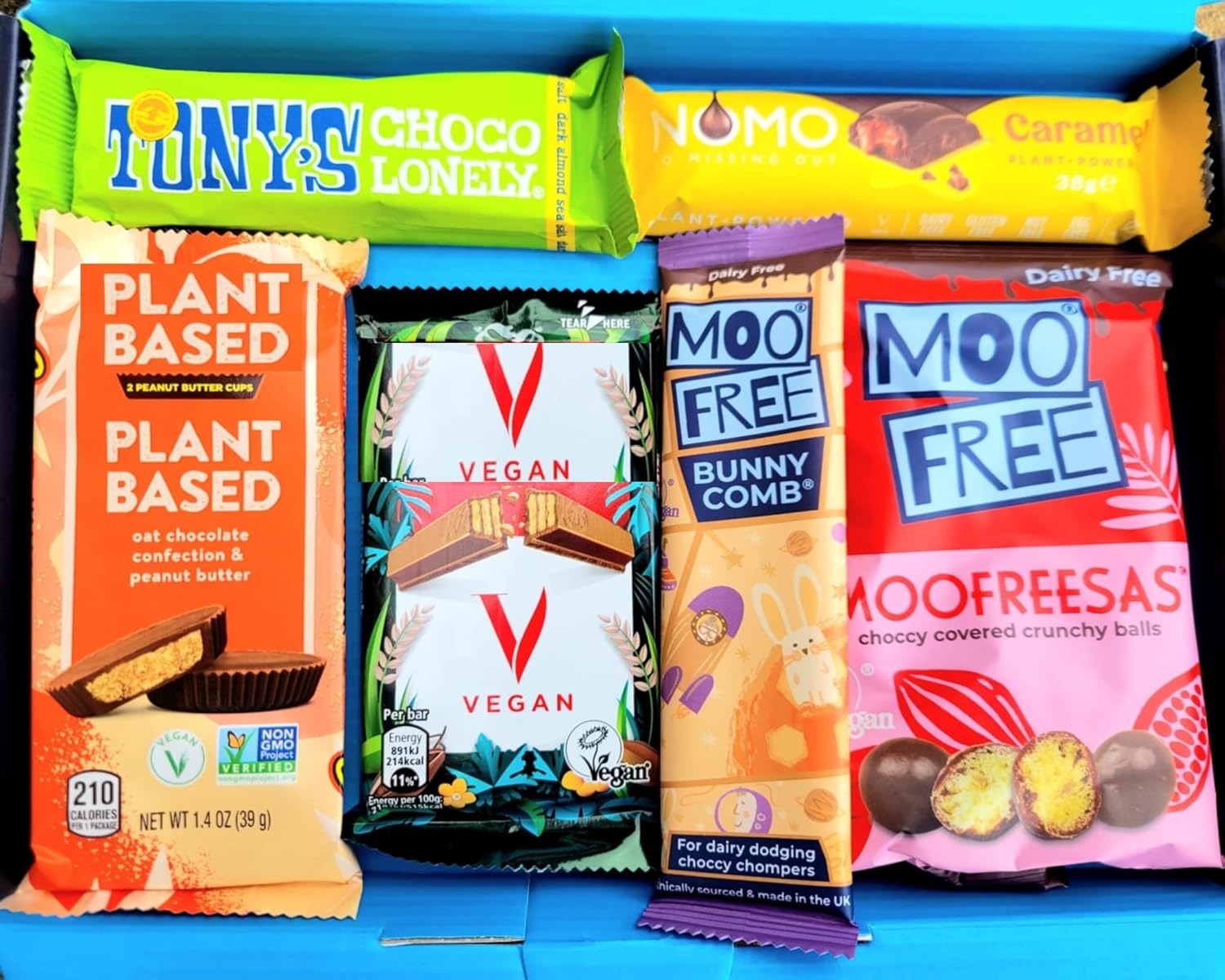 Vegan Premium Chocolate Selection Box | Mini Hamper | Dairy Free, Vegan, Vegetarian | BY CANDYPLANET