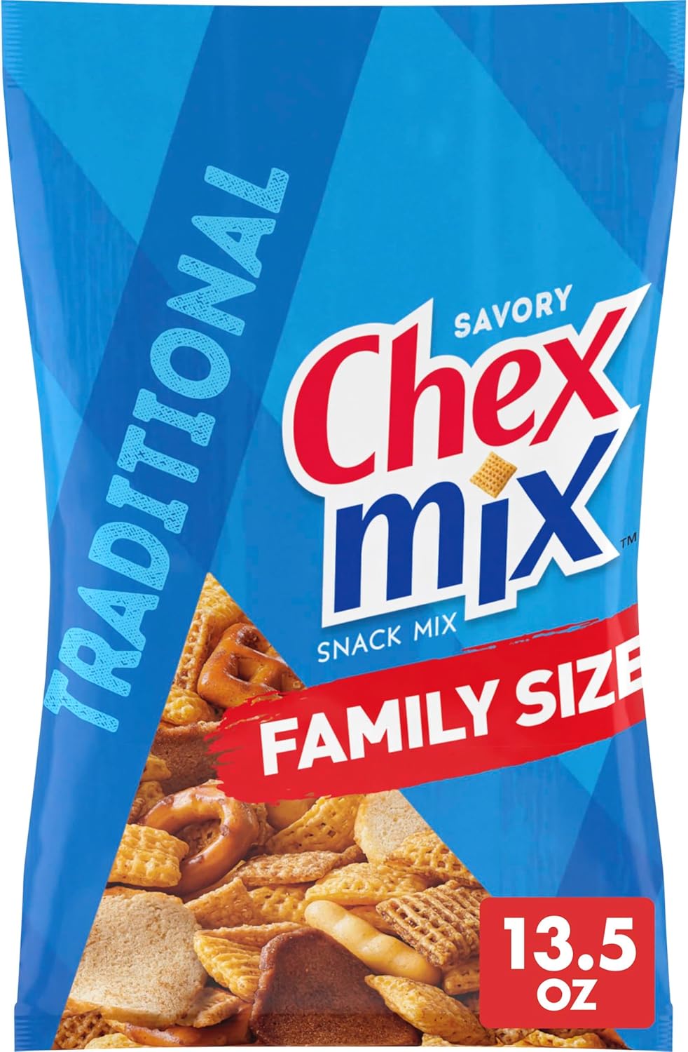 Chex Mix Traditional Savoury Snack Mix Family Size 13oz