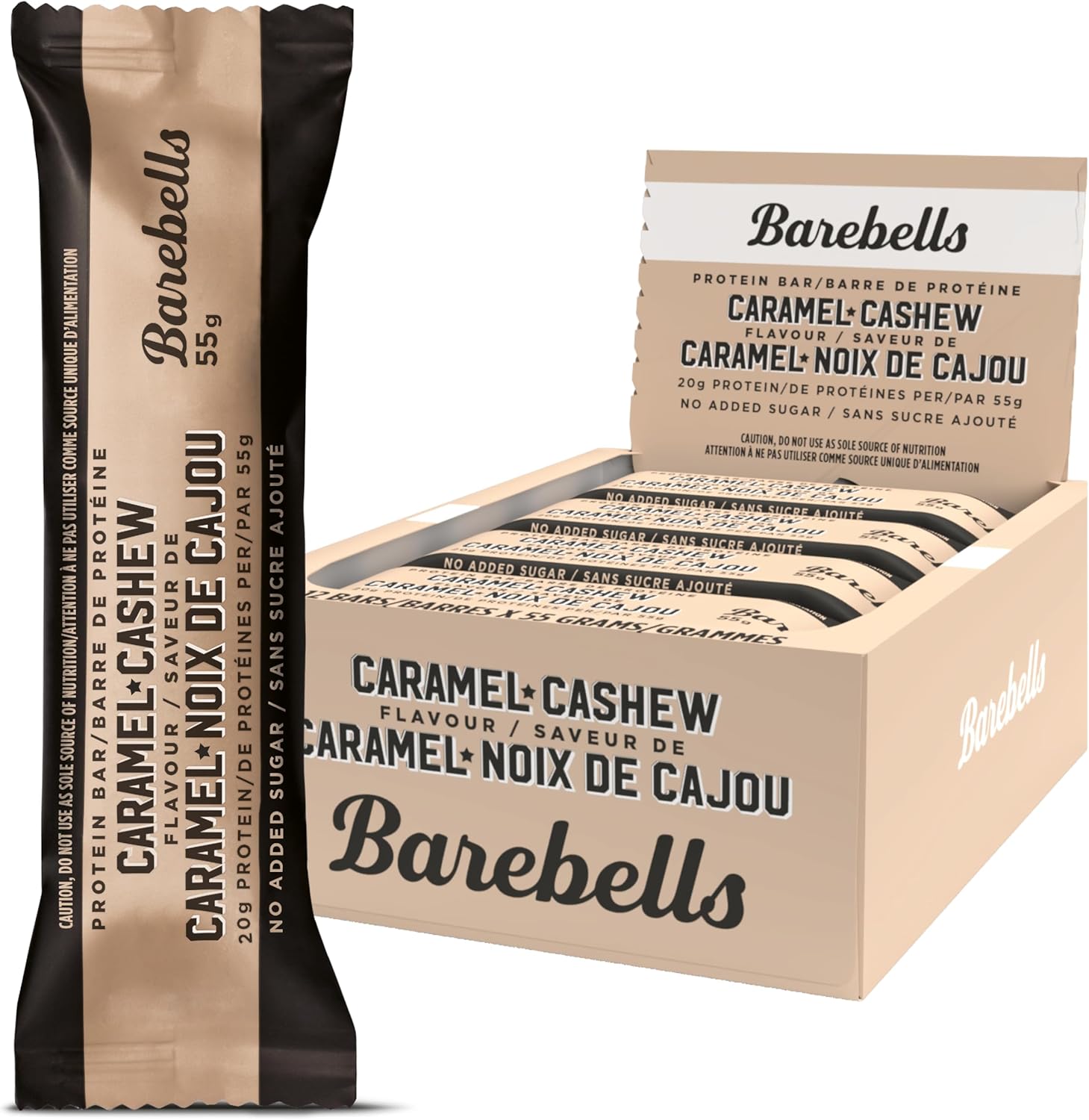 Barebells Protein Bar Caramel Cashew 12 x 55g