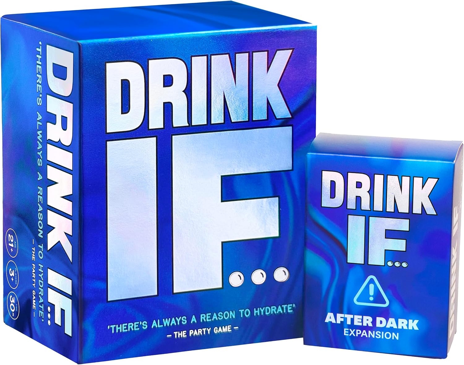 DRINK IF...Drinking Game + After Dark Expansion Set. Hilarious Adult Party Card Game to get Buzzed & Drunk - Perfect for Ice Breakers, College Students, Fun Parties & Board Games Night with your Group