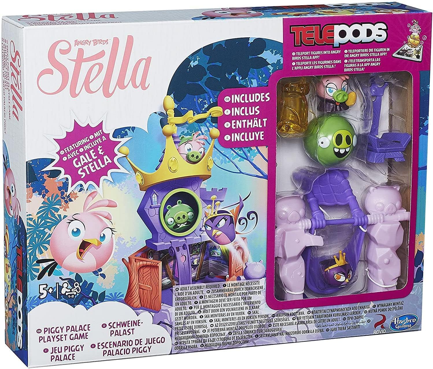 Angry Birds Stella Princess and Piggie Palace Playset