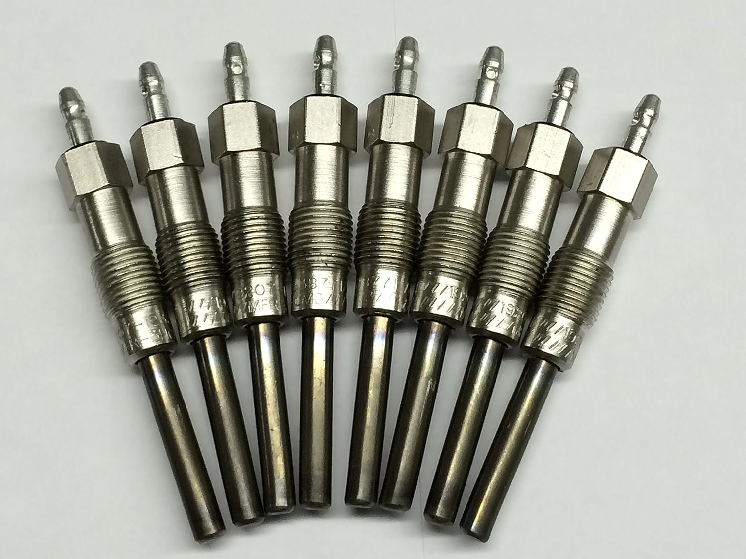 Glow Plugs Compatible with: Military HMMWV 6.5 L 6.2 L Diesel M998 M1114 Glowplugs M1123 Hummer (set of 8)