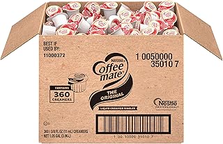 Nestle Coffee mate Coffee Creamer, Original, Liquid Creamer Singles, Non Dairy, No Refrigeration, 0.375 fl oz Tubs (Pack of 360)