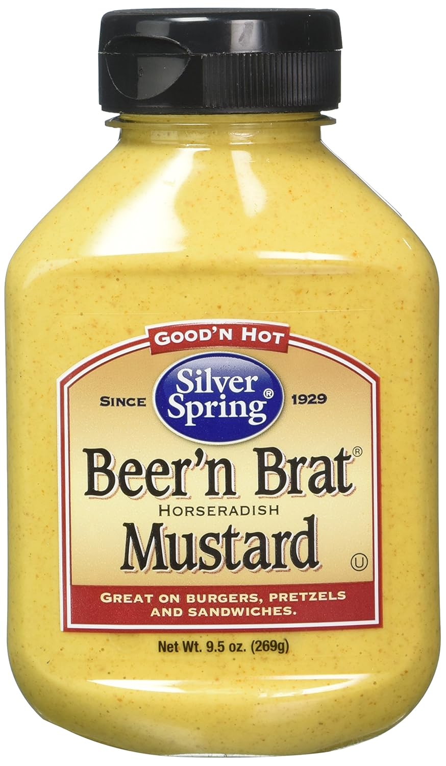 Silver Springs Mustard Beer & Brat, 9.48 Ounce (Pack of 2)