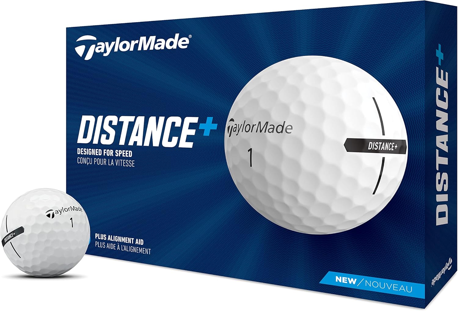 TaylorMade Golf 2021 Distance+ Golf Balls