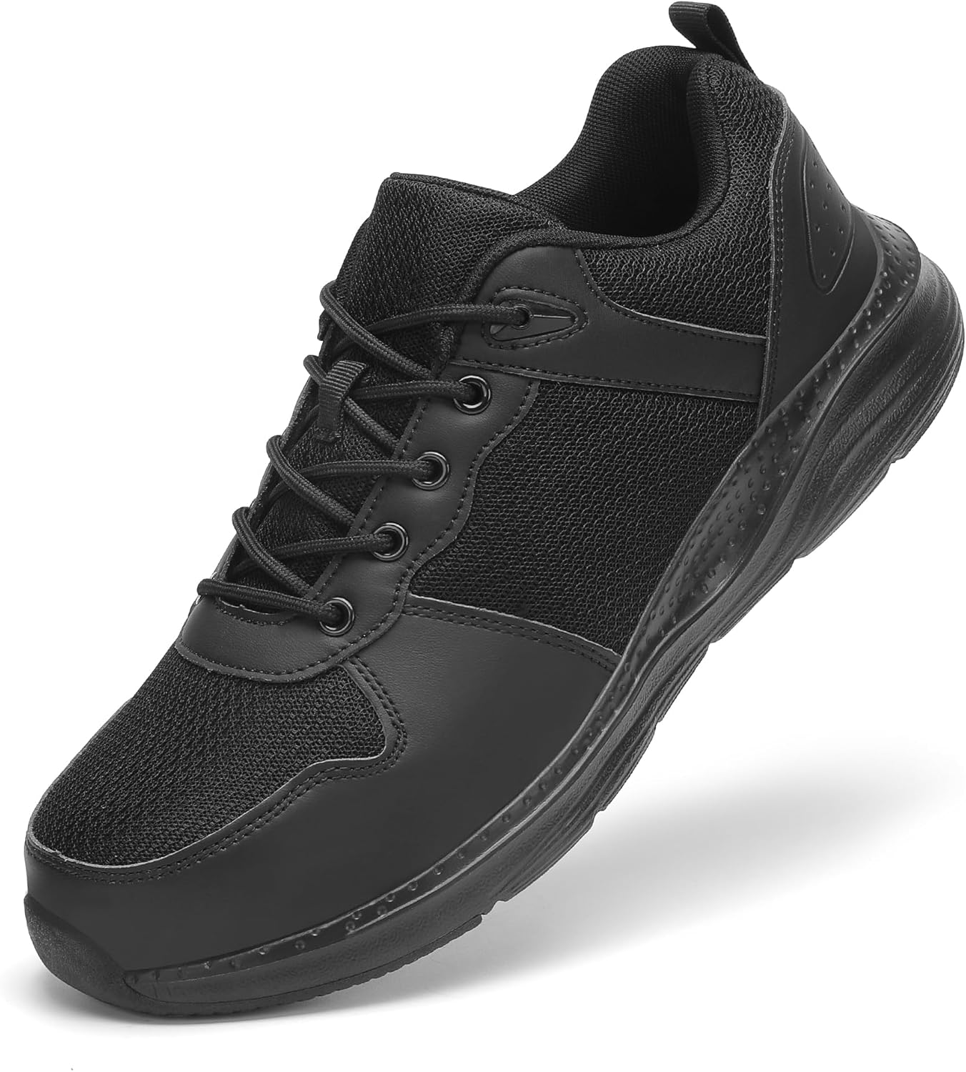 Steel Toe Shoes for Men and Women Lightweight Breathable Puncture Resistant Kevlar Safety Lace-up Sneakers for Industry Warehouse Work Utility Shoes