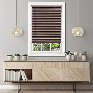 Achim Home Furnishings LUG230MH04 Window Blinds, 30 x 64 inches, Mahogany