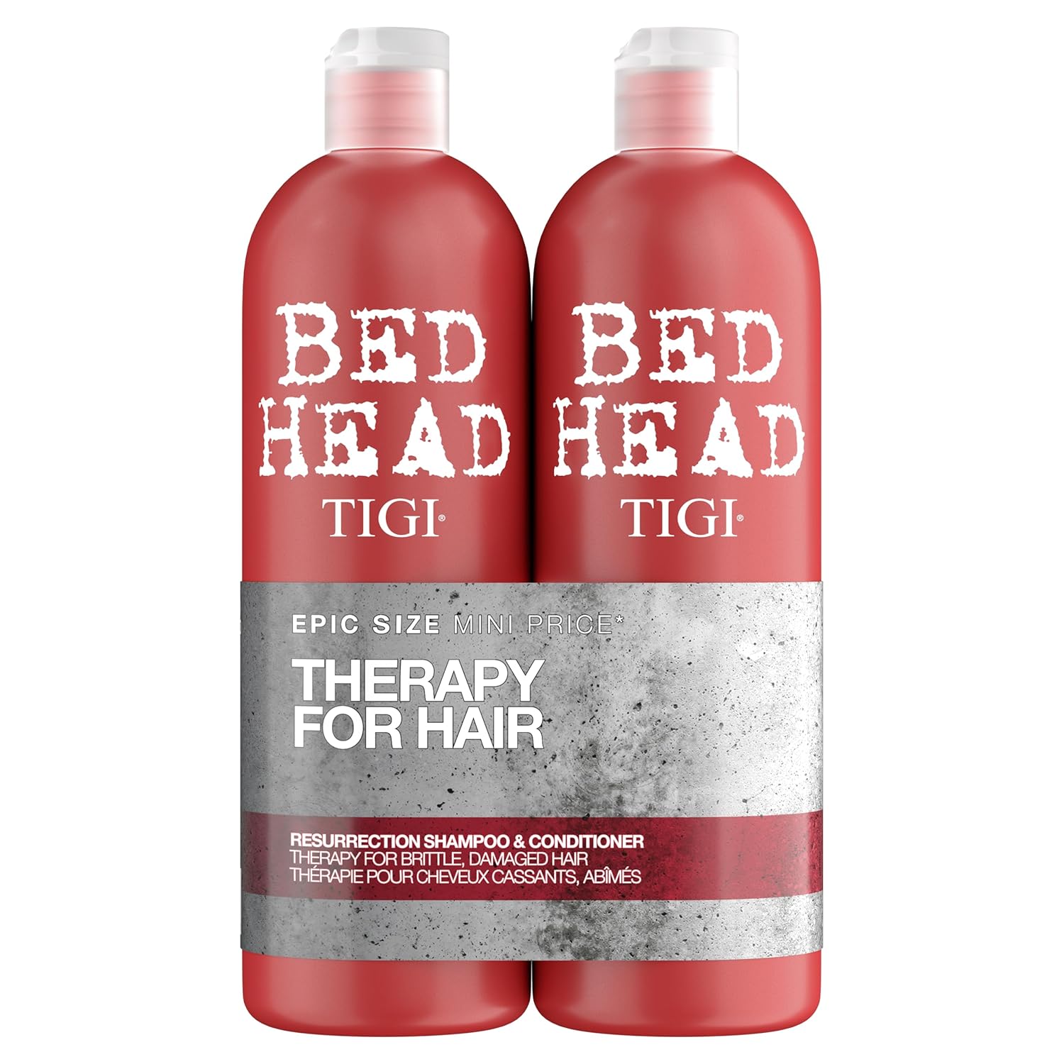 Tigi Bed Head Urban Anti+dotes Resurrection Shampoo & Conditioner Damage Level 3, 25.36 Ounce(Pack of 2)