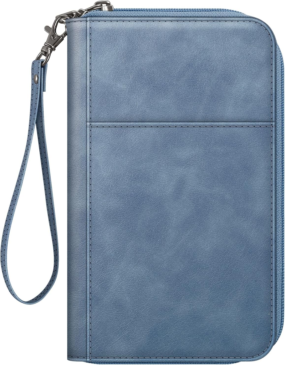 FINTIE Passport Holder Travel Wallet for Family, RFID Blocking Travel Document Organizer Clutch Bag for Passports, Business Cards, Credit Cards, Boarding Passes
