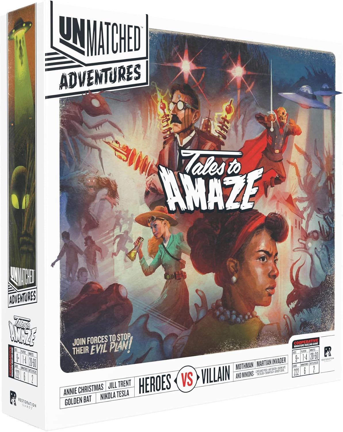 Unmatched Adventures: Tales to Amaze – Cooperative Strategy Fighting Game for Family, Teens & Adults by Restoration Games