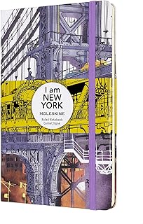 Moleskine Limited Edition Notebook I Am New York, Large, Ruled/Lined, White, Hard Cover (5 x 8.25) 240 Pages